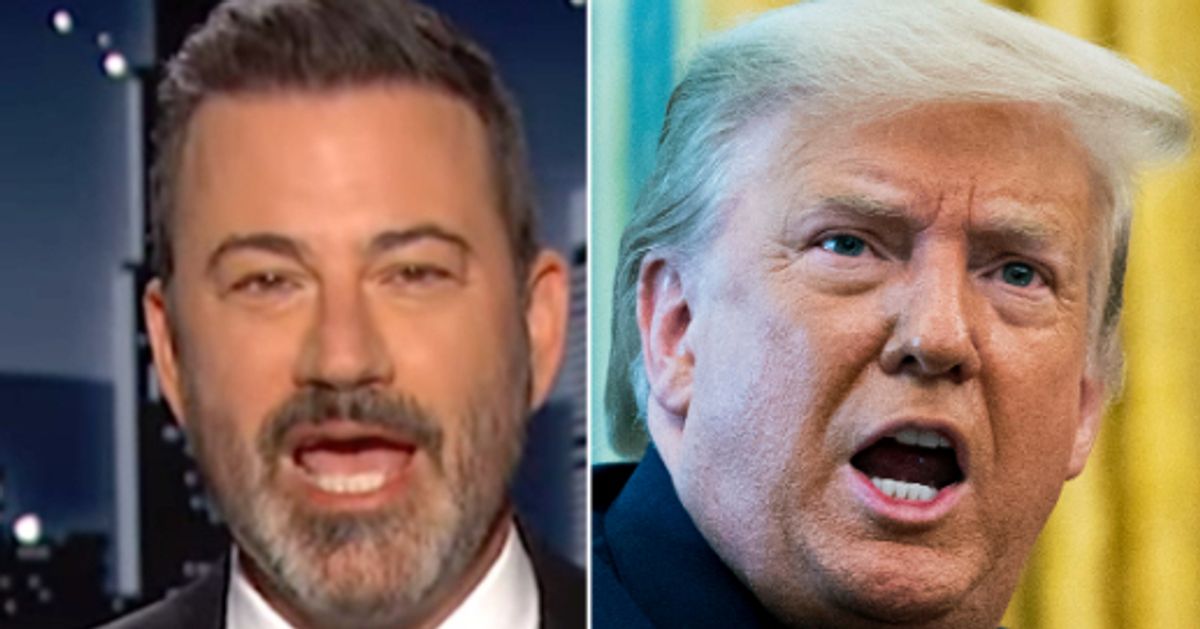 Jimmy Kimmel Spots Crazy Thing About Trumps Off-The-Rails Eulogy Speech