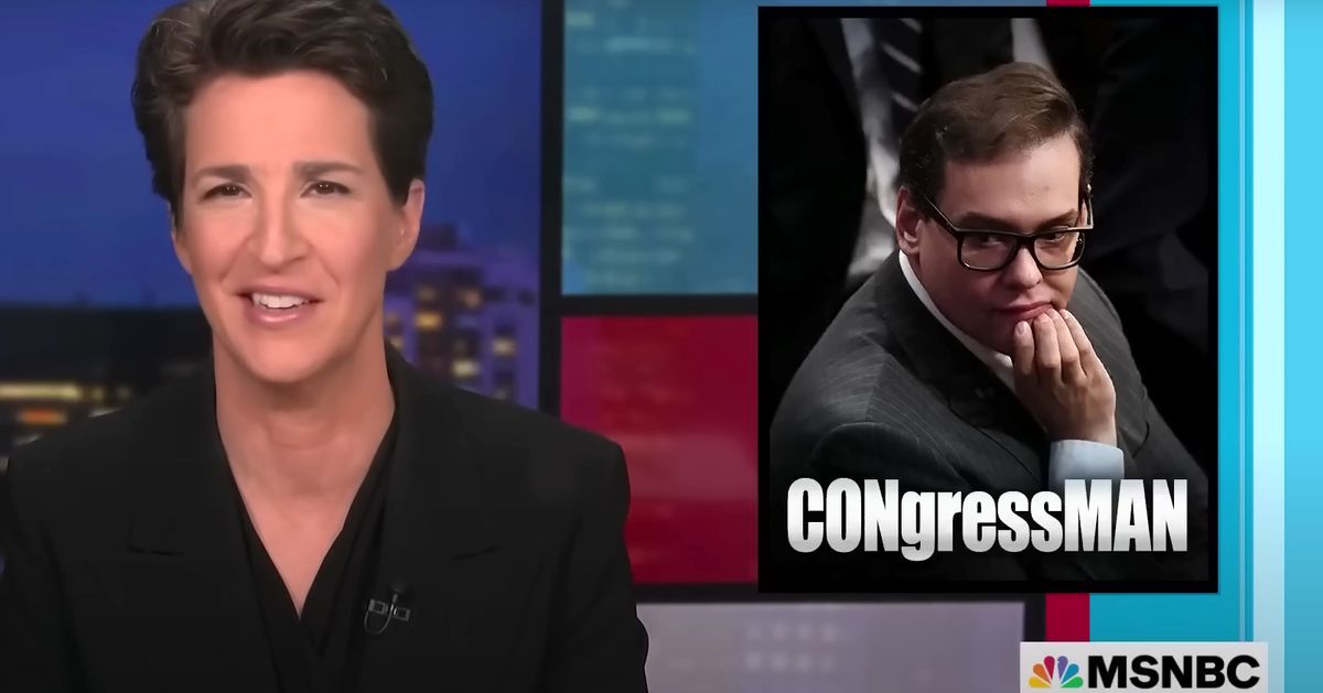 Wild New George Santos Claim Astonishes Rachel Maddow: 'Surreal Is 1 Word For It'