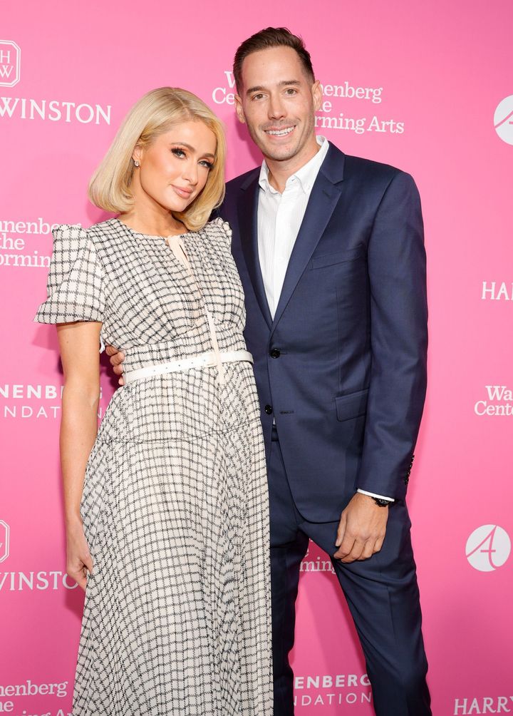 Paris Hilton and her husband Carter Milliken Reum.