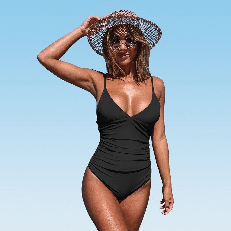 Swimsuits For All Women's Plus Size Cut Out Mesh Underwire One Piece  Swimsuit : Target