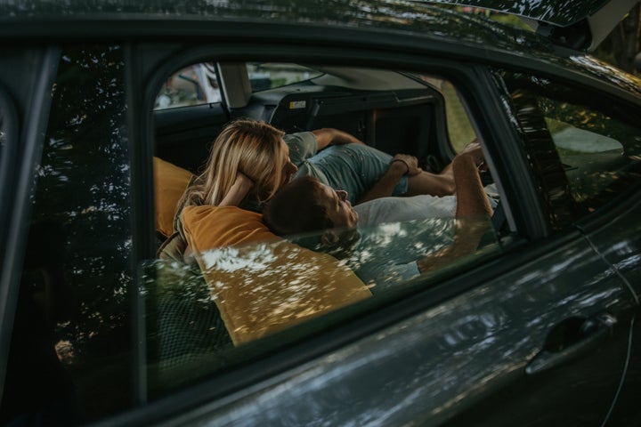 A drive-in movie allows you to talk, unlike going to a movie theater.