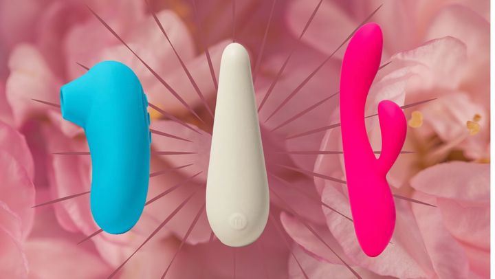 An air suction toy, a flutter tip personal massager and a rechargeable Rabbit toy. 