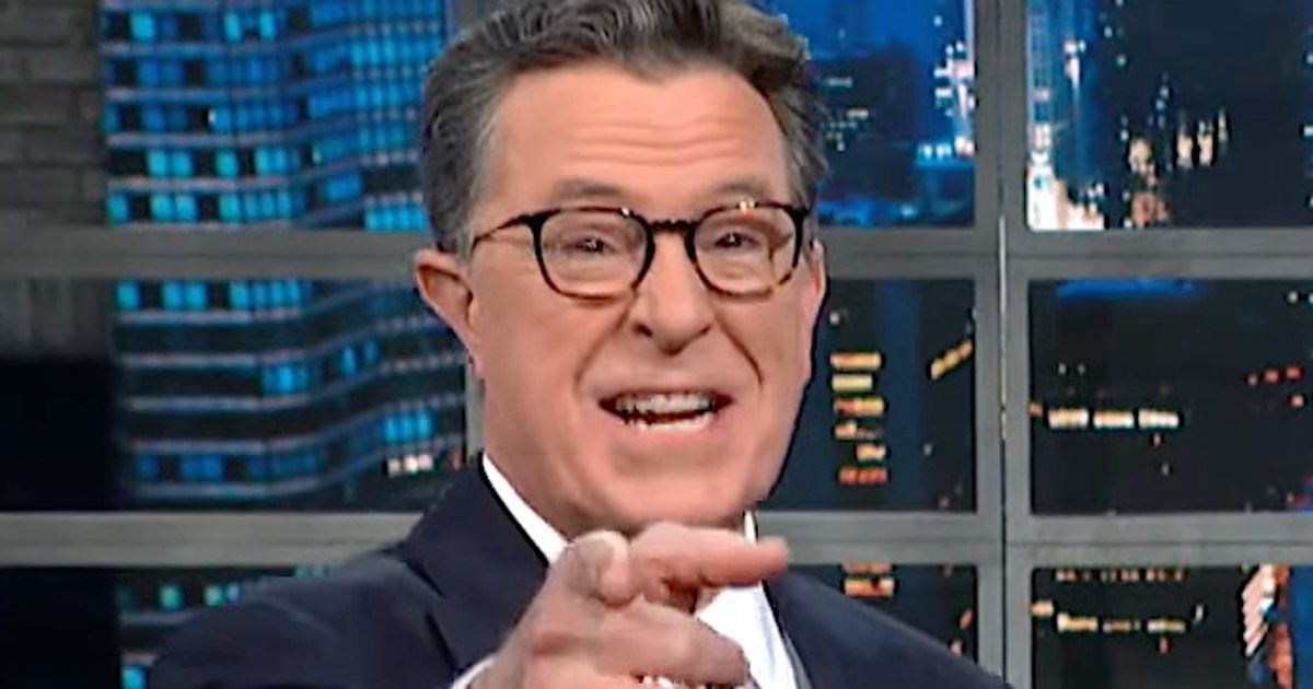 Stephen Colbert Taunts Fox News Over Its Dumb New Freakout