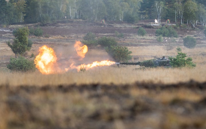 Leopard 2 σε άσκηση του γερμανικού στρατού.