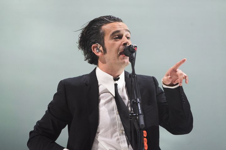 The 1975's Matty Healy performing at Reading Festival last year