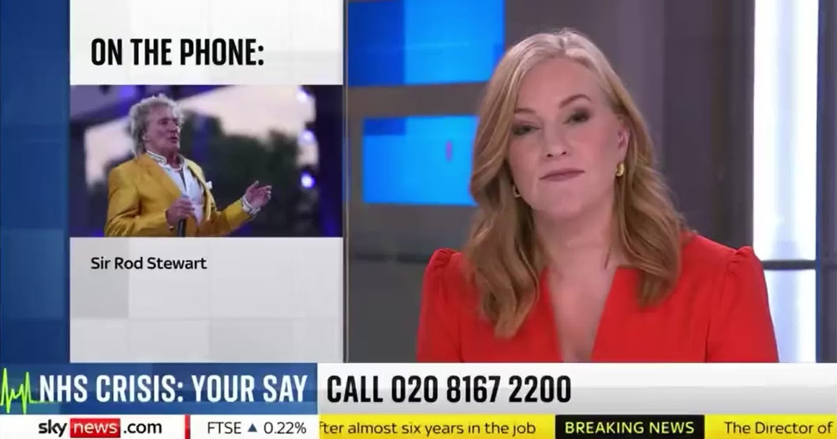 Rod Stewart Calls Sky News To Back Labour Amid NHS Crisis