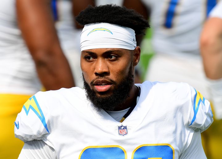 Jessie Lemonier played in seven games with the Detroit Lions during the 2021 season. He originally signed with the Los Angeles Chargers in 2020.