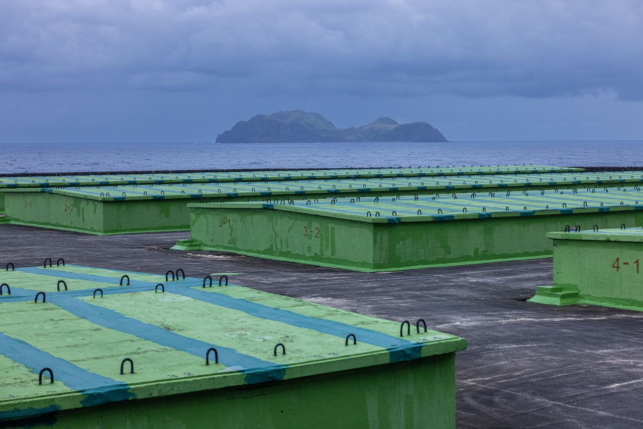 The Low-Level Radioactive Waste Storage Site on Orchid Island, off Taiwan. Protests over the waste site contributed to nuclear plant closures.