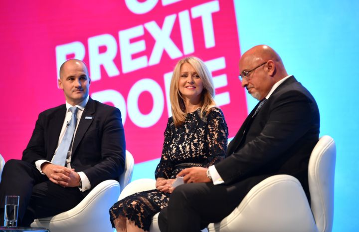 Jake Berry (left) with Zahawi at a previous Tory conference.