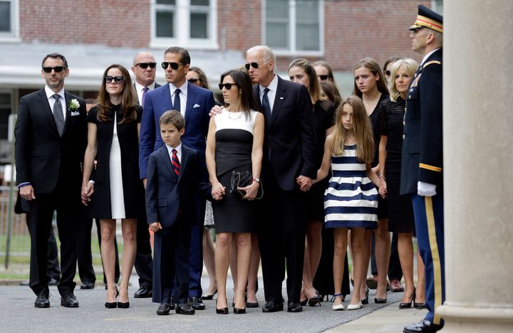 Conservatives have seized on an email from Kathy Chung to Hunter Biden after the funeral of his brother, Beau, that included contact info for prominent figures. 