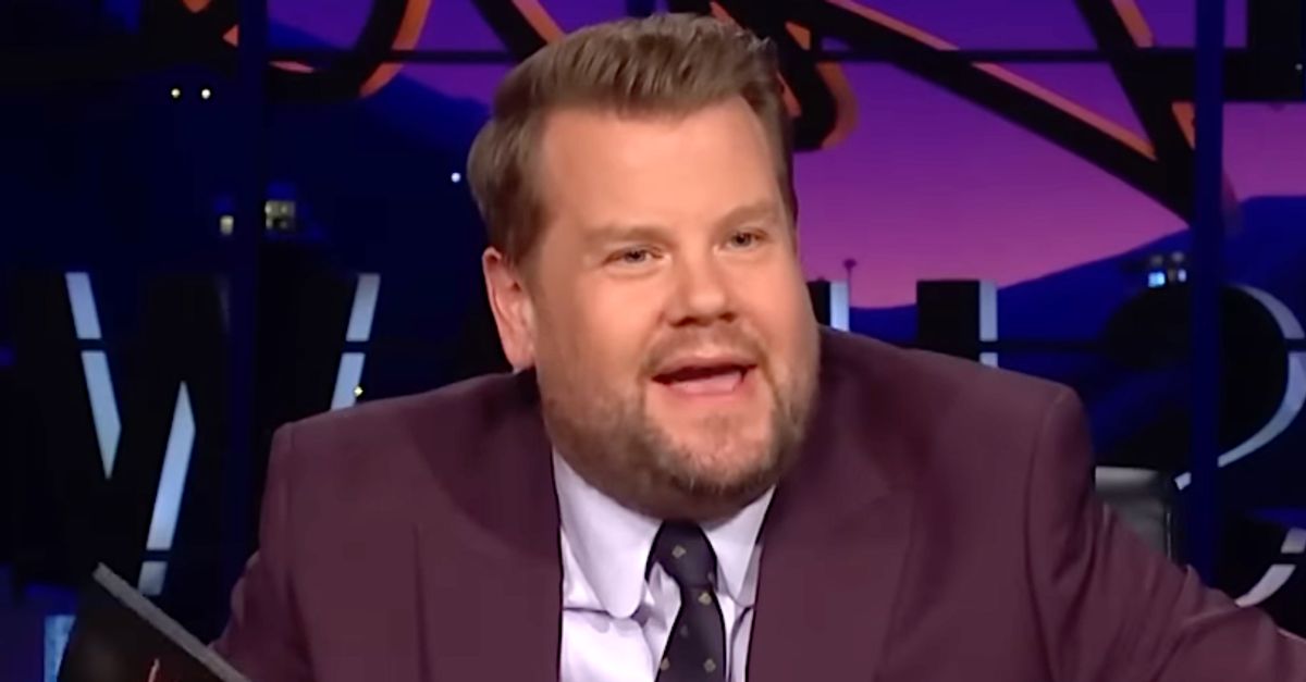 James Corden stops Comedy-Bit for making bizarre comments about sex dolls