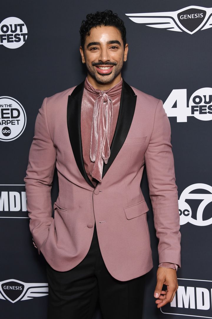 Laith Ashley at the 2022 Outfest Legacy Awards Gala in Los Angeles. The actor had the internet abuzz after his featured guest appearance in the new Taylor Swift music video for her song "Lavender Haze."