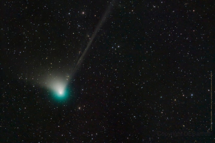 The comet last visited during Neanderthal times, according to NASA.