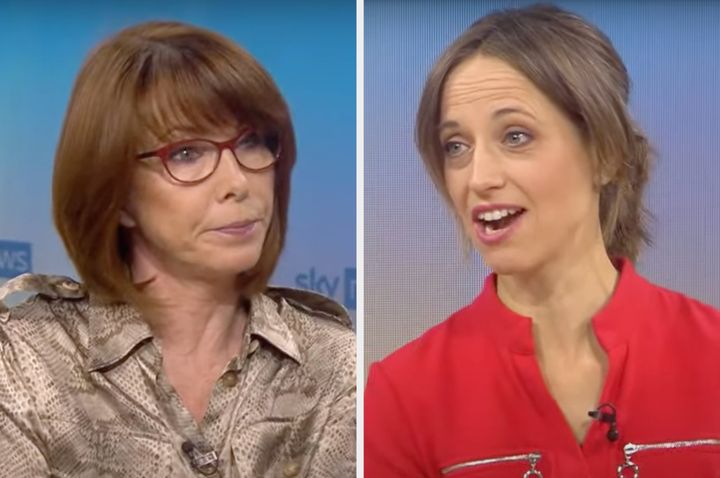Kay Burley and Helen Whately clashed on Sky News