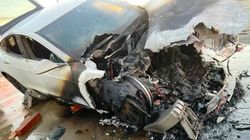 Σακραμέντο: Η μπαταρία ενός Tesla έπιασε ξαφνικά φωτιά σε αυτοκινητόδρομο