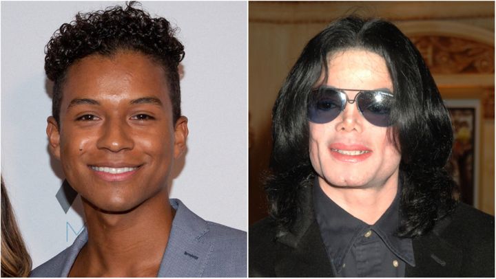 Ο Τζααφάρ (αριστερά) κι ο Μάικλ Τζάκσον. 
