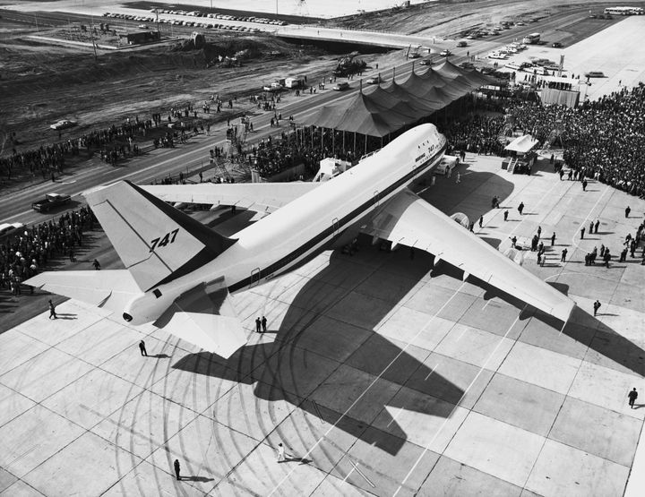To πρώτο Boeing 747-100 Jumbo Jet (Έβερετ, Ουάσινγκτον, 30/9/1968)