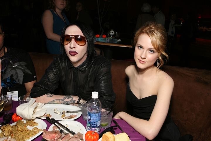 Evan Rachel Wood was in a relationship Manson for four years and has accused him of abuse.