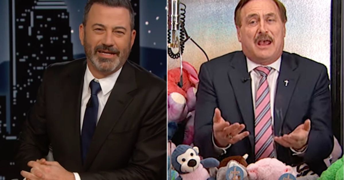 This Is Real: Kimmel Stuffed Mike Lindell In A Claw Machine And Yes It Got Weird