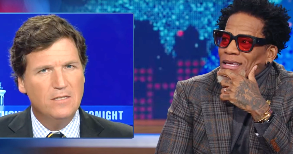 NextImg:‘Daily Show’ Host D.L. Hughley Torches Tucker Carlson With A New Nickname