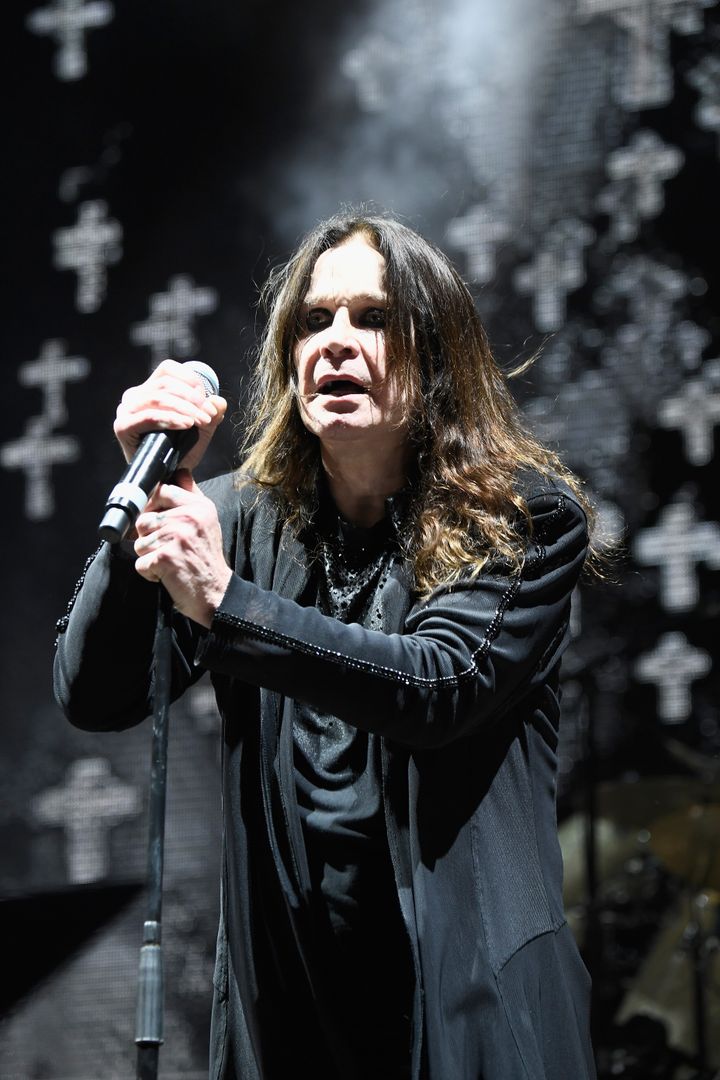 Ozzy Osbourne on stage at Ozzfest in 2016