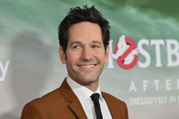 Paul Rudd at the Ghostbusters: Afterlife premiere in 2021