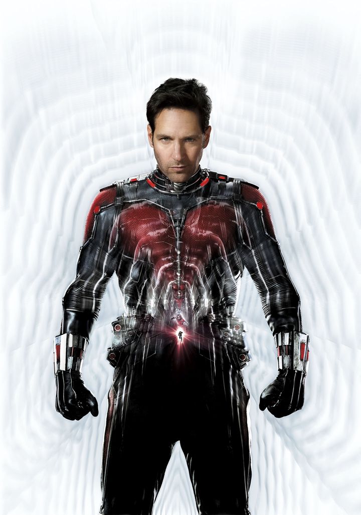 Paul in character as Ant-Man
