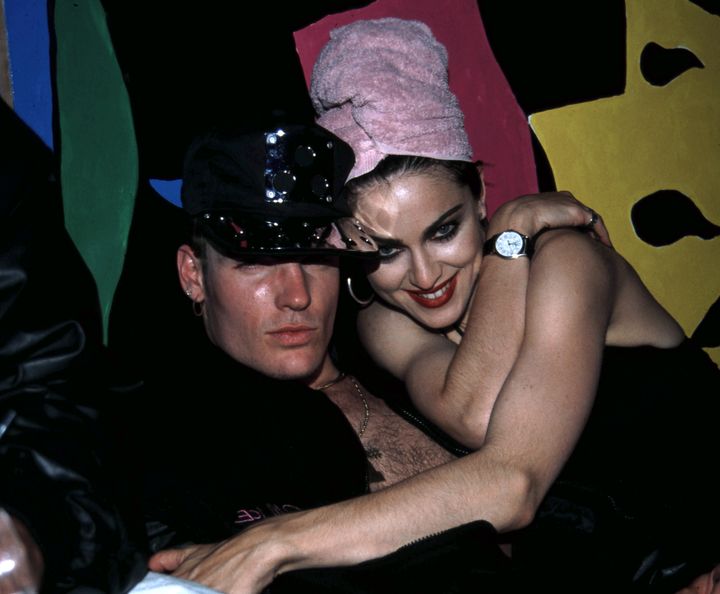 Vanilla Ice and Madonna at the 'Truth or Dare' party on 6 May, 1991 in Los Angeles