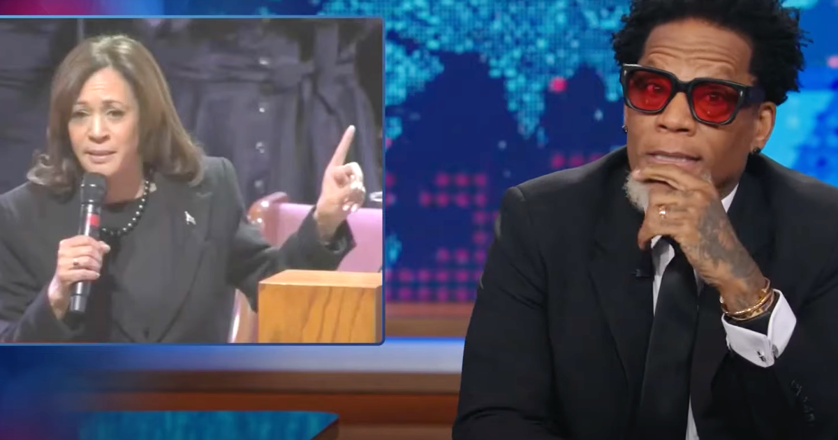 NextImg:'Daily Show' Host D.L. Hughley Marks Kamala Harris’ Historic Funeral Speech With A Dig