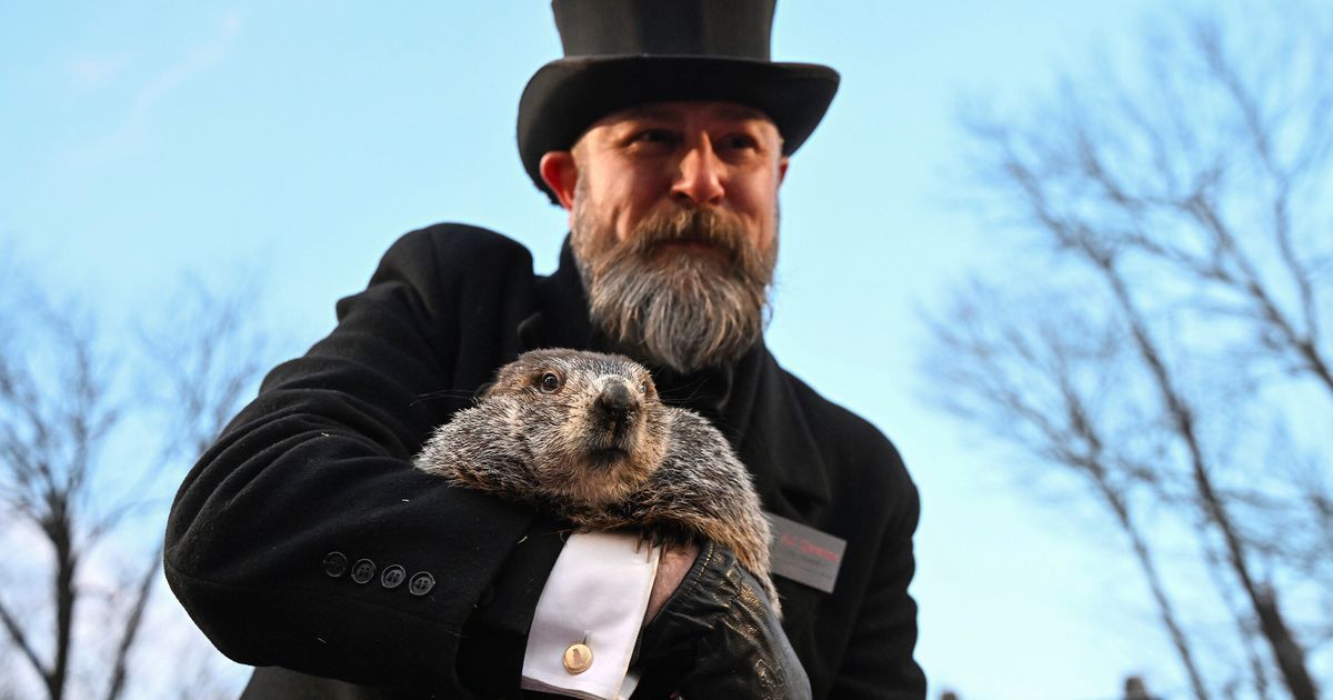 Punxsutawney Phil Predicts 6 More Weeks Of Winter At Groundhog Day Celebration