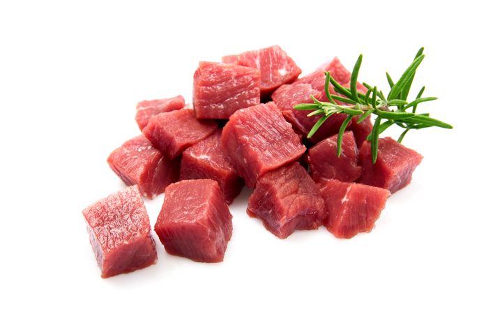 "Stew meat" comes pre-cubed because it's taken from scraps of larger, higher-priced cuts of beef.