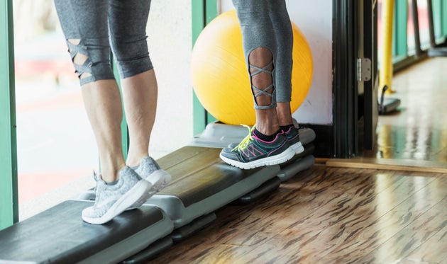 Calf raises are a great way to warm up before exercise.