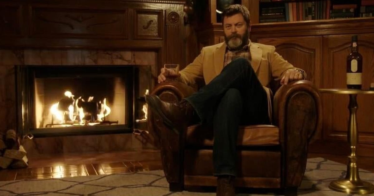 Top 5 Moments From Nick Offerman's 45Minute Yule Log HuffPost Videos