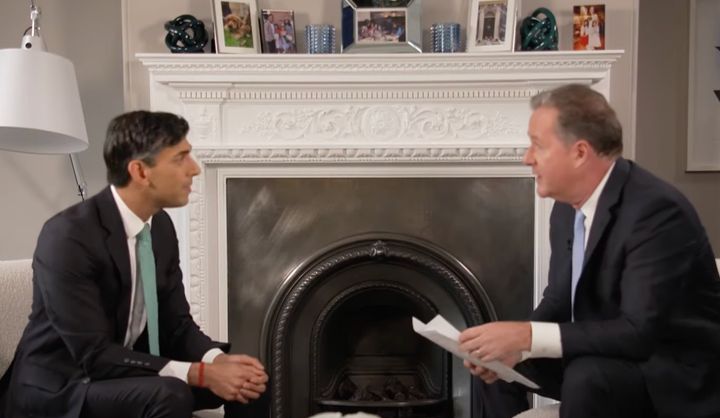 Rishi Sunak grilled by Piers Morgan 