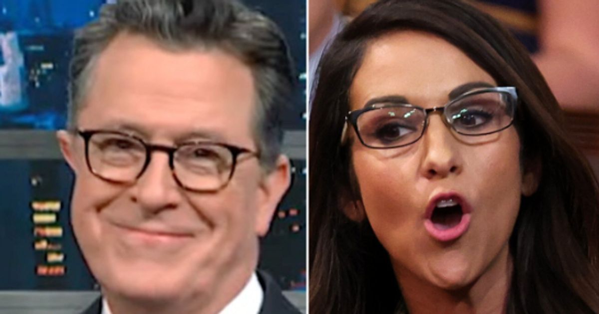 Stephen Colbert Gives Lauren Boebert A Hilariously Blunt Geography Lesson