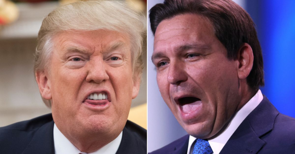 Trump Now Claims Ron DeSantis Cried As He Begged For An Endorsement