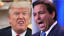 Trump Goes Scorched Earth On DeSantis With Freaky Hitler/Satan Post
