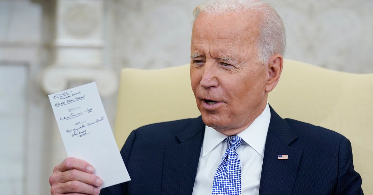 Biden's Handwritten Notes Part Of Classified Docs Probe