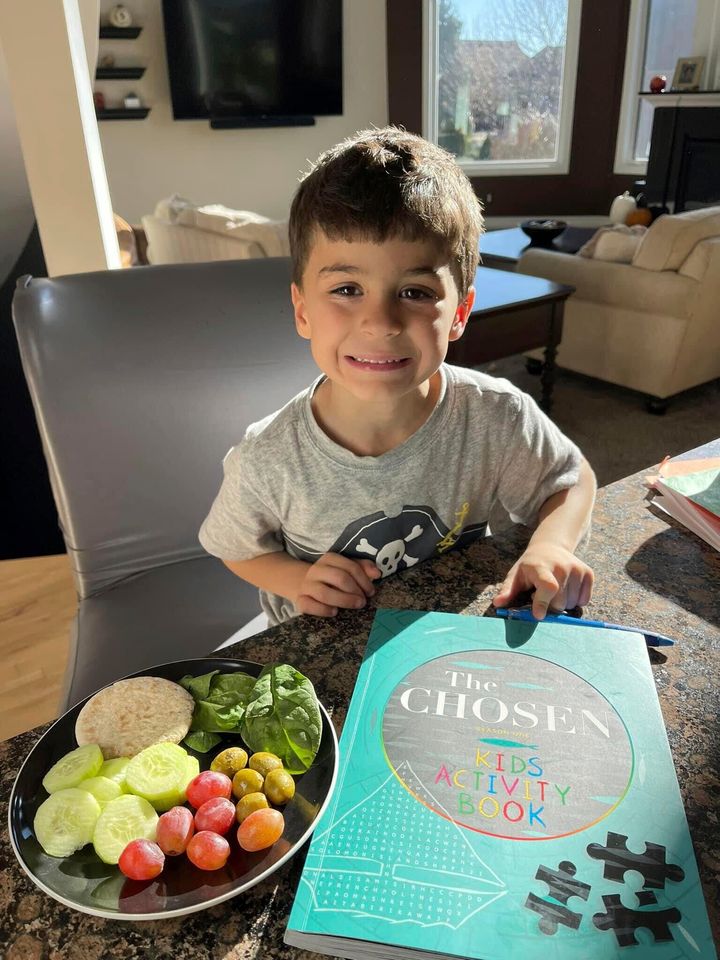 Mason Stonehouse used his father’s Grubhub account to order $1,000 worth of food delivered to his home on Saturday, Jan. 28, 2023. His father, Keith Stonehouse, was not aware his son was ordering the food and at first did nt understand why delivery people kept ringing his doorbell and leaving food. (Kristin Stonehouse via AP)