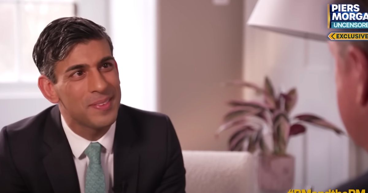 ICYMI, Rishi Sunak Squirms When Asked If He's 'Stinking Rich'