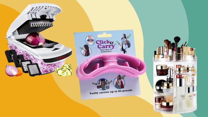 A<a href="https://www.amazon.com/Vegetable-Chopper-Spiralizer-Slicer-Choppers/dp/B0764HS4SL?tag=tessaflores-20&ascsubtag=63dd88b3e4b01a43639474a7%2C-1%2C-1%2Cd%2C0%2C0%2Chp-fil-am%3D0%2C0%3A0%2C0%2C0%2C0" target="_blank" data-affiliate="true" role="link" data-amazon-link="true" rel="sponsored" class=" js-entry-link cet-external-link" data-vars-item-name=" one-step vegetable chopper" data-vars-item-type="text" data-vars-unit-name="63dd88b3e4b01a43639474a7" data-vars-unit-type="buzz_body" data-vars-target-content-id="https://www.amazon.com/Vegetable-Chopper-Spiralizer-Slicer-Choppers/dp/B0764HS4SL?tag=tessaflores-20&ascsubtag=63dd88b3e4b01a43639474a7%2C-1%2C-1%2Cd%2C0%2C0%2Chp-fil-am%3D0%2C0%3A0%2C0%2C0%2C0" data-vars-target-content-type="url" data-vars-type="web_external_link" data-vars-subunit-name="article_body" data-vars-subunit-type="component" data-vars-position-in-subunit="0"> one-step vegetable chopper</a>, a <a href="https://www.amazon.com/Click-Carry-Grocery-Carrier-Cushion/dp/B09LRK7S4Y?th=1&tag=tessaflores-20&ascsubtag=63dd88b3e4b01a43639474a7%2C-1%2C-1%2Cd%2C0%2C0%2Chp-fil-am%3D0%2C0%3A0%2C0%2C0%2C0" target="_blank" data-affiliate="true" role="link" data-amazon-link="true" rel="sponsored" class=" js-entry-link cet-external-link" data-vars-item-name="grocery bag carrier" data-vars-item-type="text" data-vars-unit-name="63dd88b3e4b01a43639474a7" data-vars-unit-type="buzz_body" data-vars-target-content-id="https://www.amazon.com/Click-Carry-Grocery-Carrier-Cushion/dp/B09LRK7S4Y?th=1&tag=tessaflores-20&ascsubtag=63dd88b3e4b01a43639474a7%2C-1%2C-1%2Cd%2C0%2C0%2Chp-fil-am%3D0%2C0%3A0%2C0%2C0%2C0" data-vars-target-content-type="url" data-vars-type="web_external_link" data-vars-subunit-name="article_body" data-vars-subunit-type="component" data-vars-position-in-subunit="1">grocery bag carrier</a> and a<a href="https://www.amazon.com/AMEITECH-Organizer-Adjustable-Lipsticks-Transparent/dp/B073S4PQ6H?tag=tessaflores-20&ascsubtag=63dd88b3e4b01a43639474a7%2C-1%2C-1%2Cd%2C0%2C0%2Chp-fil-am%3D0%2C0%3A0%2C0%2C0%2C0" target="_blank" data-affiliate="true" role="link" data-amazon-link="true" rel="sponsored" class=" js-entry-link cet-external-link" data-vars-item-name=" rotating cosmetics organizer" data-vars-item-type="text" data-vars-unit-name="63dd88b3e4b01a43639474a7" data-vars-unit-type="buzz_body" data-vars-target-content-id="https://www.amazon.com/AMEITECH-Organizer-Adjustable-Lipsticks-Transparent/dp/B073S4PQ6H?tag=tessaflores-20&ascsubtag=63dd88b3e4b01a43639474a7%2C-1%2C-1%2Cd%2C0%2C0%2Chp-fil-am%3D0%2C0%3A0%2C0%2C0%2C0" data-vars-target-content-type="url" data-vars-type="web_external_link" data-vars-subunit-name="article_body" data-vars-subunit-type="component" data-vars-position-in-subunit="2"> rotating cosmetics organizer</a>.