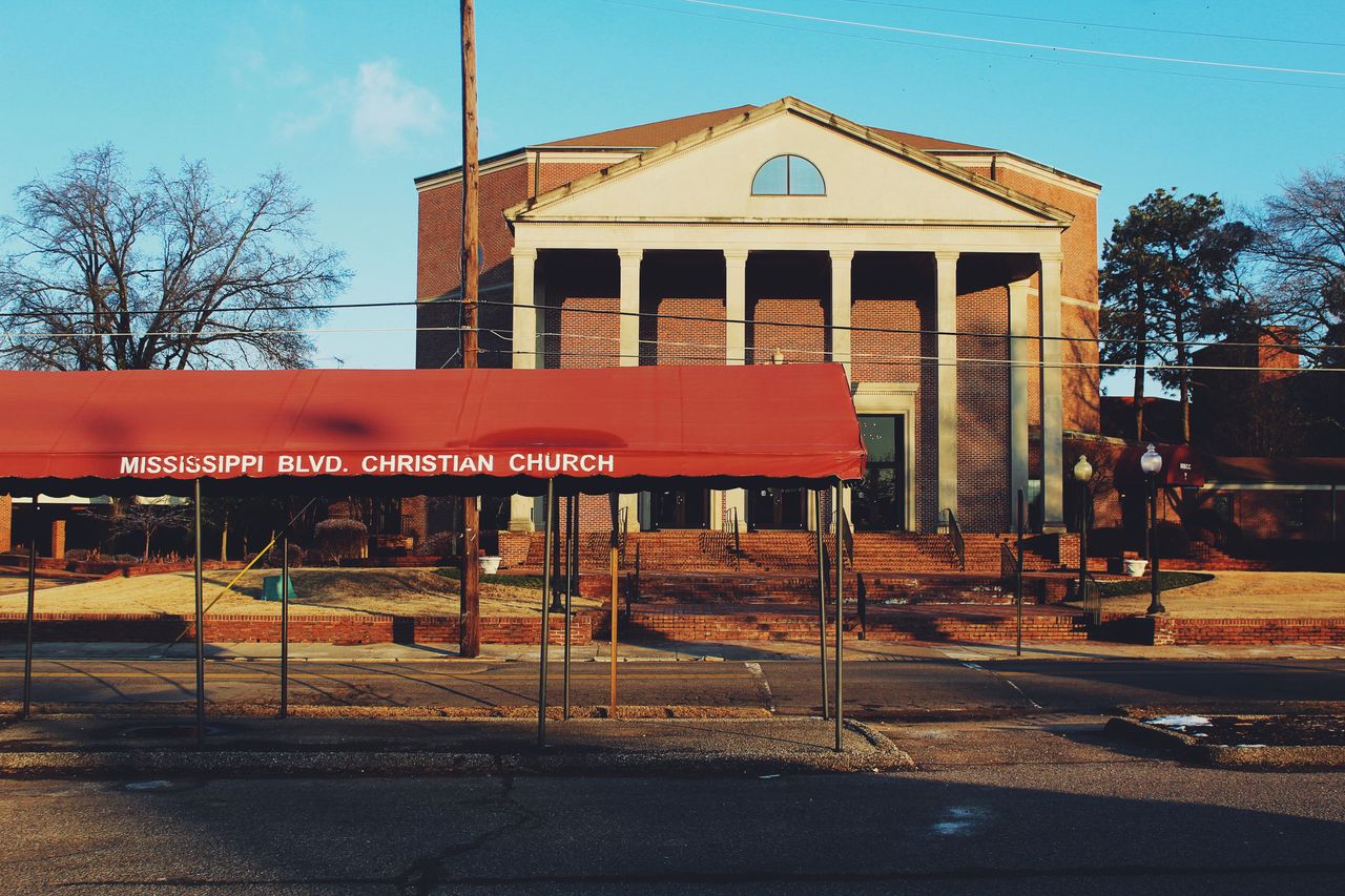 Mississippi Boulevard Christian Church in Memphis, where a funeral service was held for Nichols on Wednesday, Feb. 1.