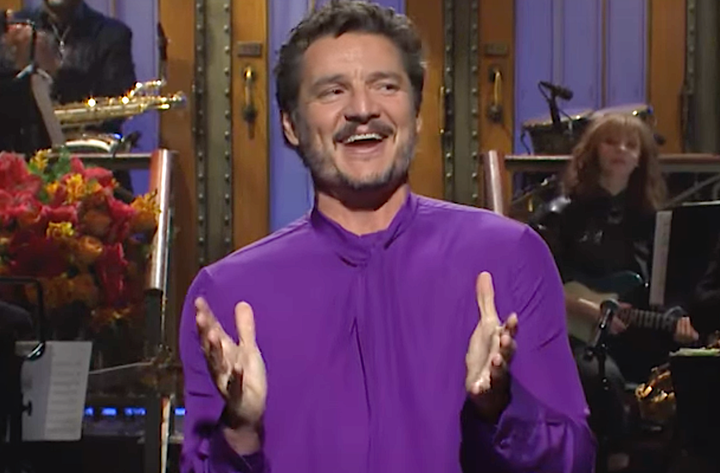 Pedro Pascal on "Saturday Night Live."