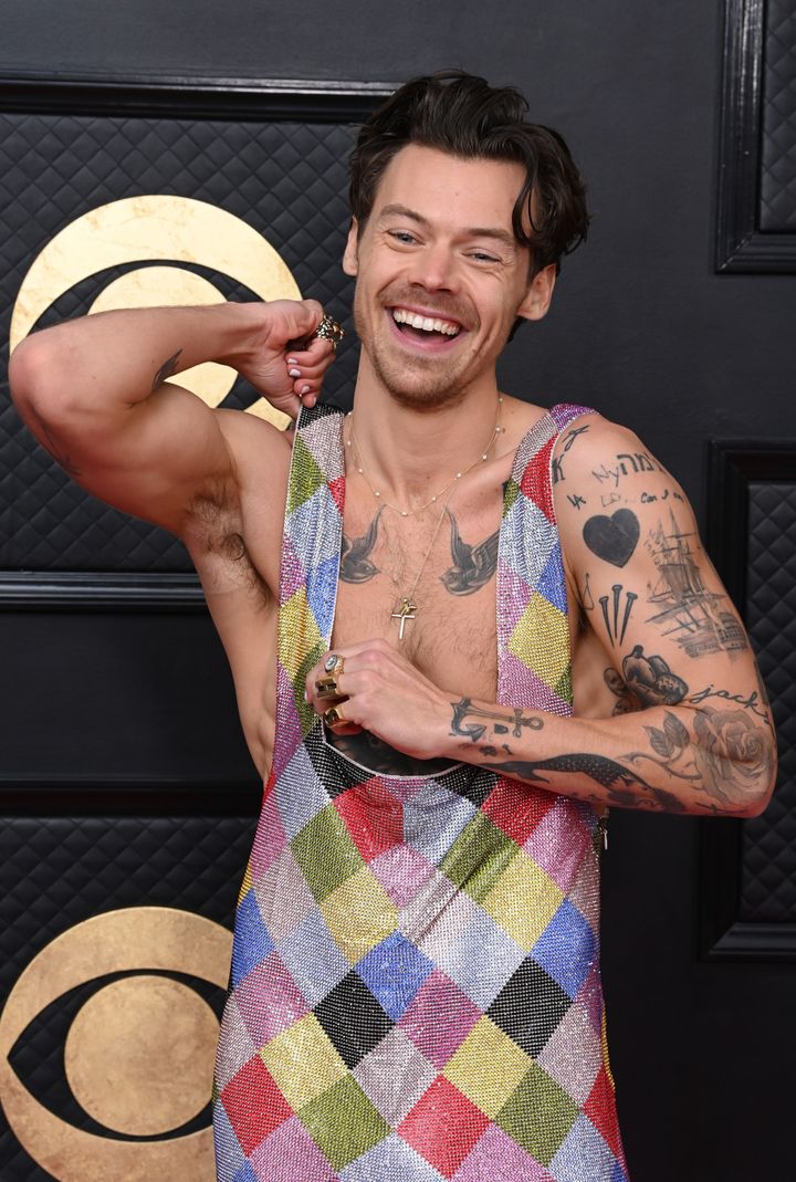 Harry's latest Grammys ensemble was among his most daring looks to date