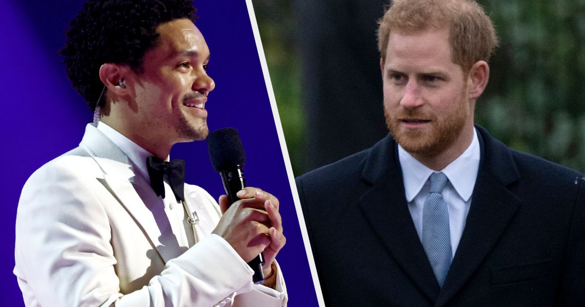 Photo of Grammys Host Trevor Noah Couldn’t Resist Poking Fun At Prince Harry’s ‘Frostbitten Penis’