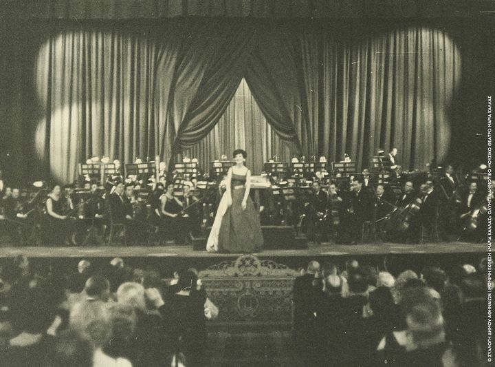 «Φωτογραφία από το άλμπουμ της Μαρίας Κάλλας, του οποίου η χρήση χρονολογείται από το 1947-1959, Verona.