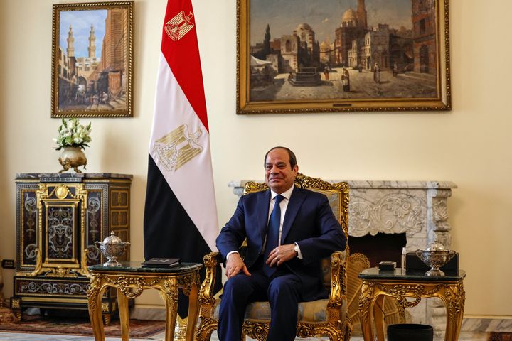 Ο πρόεδρος της Αιγύπτου Αμπντέλ Φατάχ αλ Σίσσι 