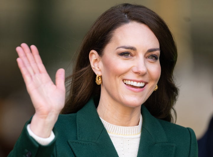 The Princess of Wales visits Kirkgate Market on Jan. 31 in Leeds, England. The princess's visit coincides with the launch of her new "Shaping Us" campaign to raise awareness of the unique importance of early childhood.