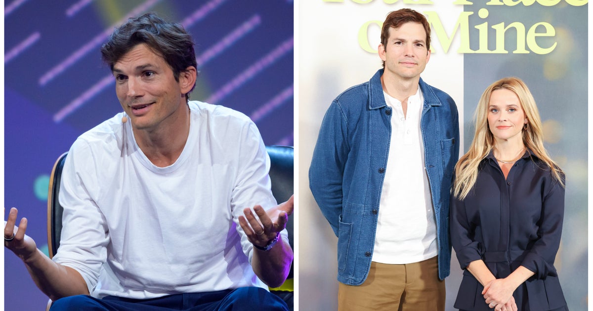 NextImg:Ashton Kutcher Explains Why Those Pics With Reese Witherspoon Look So Awkward