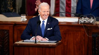 President Joe Biden delivers the State of the Union address to a joint session of Congress at the U.S. Capitol, Tuesday, Feb. 7, 2023, in Washington. (AP Photo/Patrick Semansky)